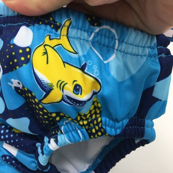 Swimschool Reusable Swim Diaper UPF 50 Level 1 18-22 lbs 12 Months Swim Blue New - Picture 11 of 12